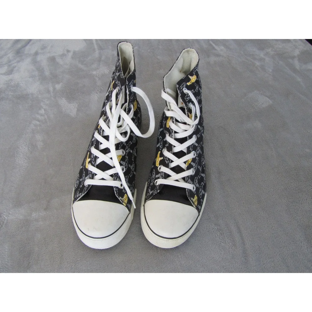 Ben Sherman The Beatles Yellow Submarine High Top Sneakers Mens‎ 13 Black Canvas